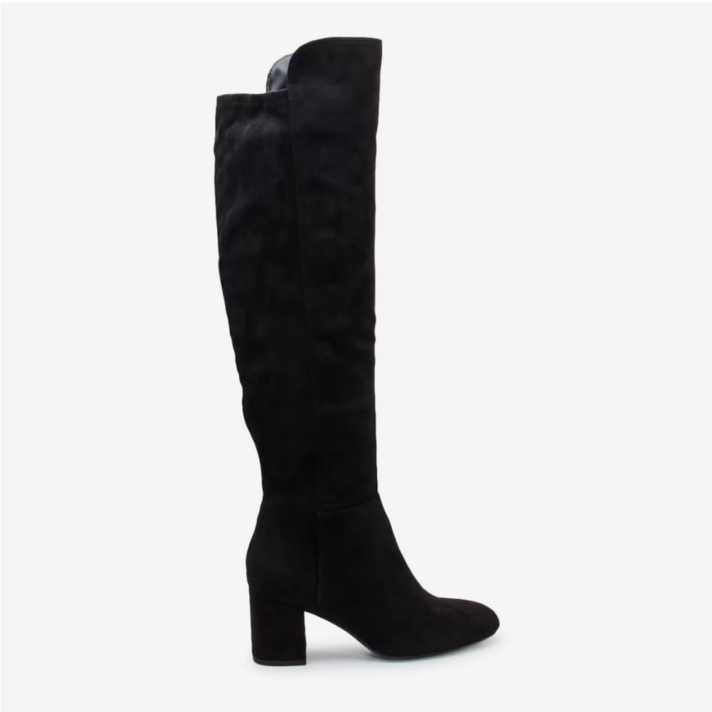 Kelly & Katie Black Over the Knee Boots